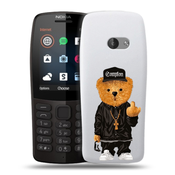 Силиконовый чехол на Nokia 210 с принтом Мишка Силиконовый чехол на Nokia 210 с принтом Мишка