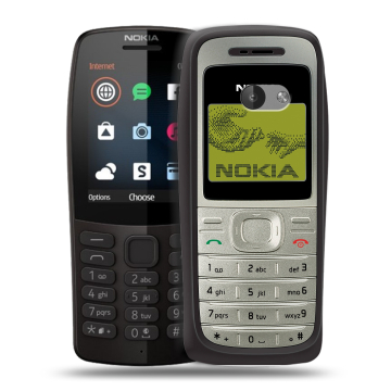 Силиконовый чехол на Nokia 210 с принтом Ретро Нокия Силиконовый чехол на Nokia 210 с принтом Ретро Нокия
