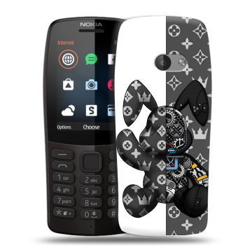 Силиконовый чехол на Nokia 210 с принтом Луи робот Силиконовый чехол на Nokia 210 с принтом Луи робот
