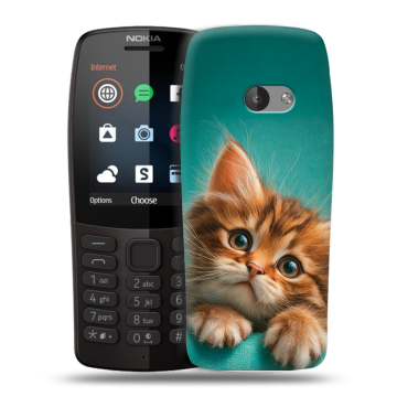 Силиконовый чехол на Nokia 210 с принтом котенок Силиконовый чехол на Nokia 210 с принтом котенок