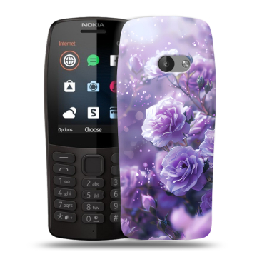 Силиконовый чехол на Nokia 210 с принтом Розы цветы Силиконовый чехол на Nokia 210 с принтом Розы цветы