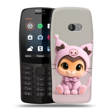 Силиконовый чехол на Nokia 210 с принтом Куроми Kuromi Силиконовый чехол на Nokia 210 с принтом Куроми Kuromi