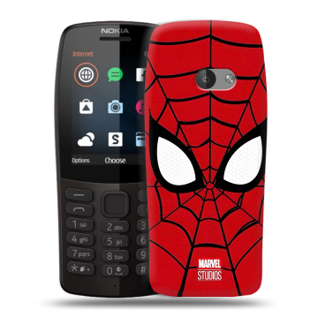 Силиконовый чехол на Nokia 210 с принтом человек паук spiderman Силиконовый чехол на Nokia 210 с принтом человек паук spiderman