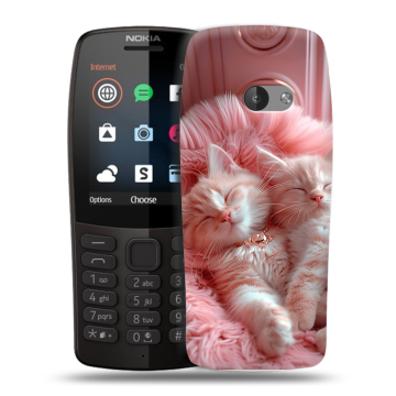 Силиконовый чехол на Nokia 210 с принтом котята котики Силиконовый чехол на Nokia 210 с принтом котята котики