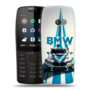 Силиконовый чехол на Nokia 210 с принтом БМВ BMW Силиконовый чехол на Nokia 210 с принтом БМВ BMW