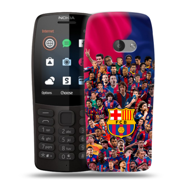 Силиконовый чехол на Nokia 210 с принтом Барселона Barcelona Силиконовый чехол на Nokia 210 с принтом Барселона Barcelona
