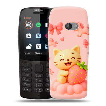 Силиконовый чехол на Nokia 210 с принтом для девочек Силиконовый чехол на Nokia 210 с принтом для девочек