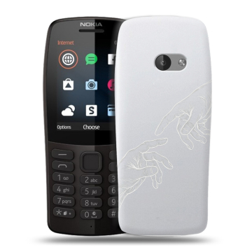 Силиконовый чехол на Nokia 210 с принтом Сотворение мира