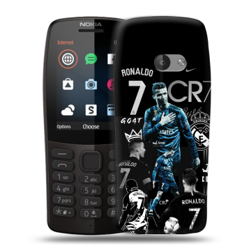 Силиконовый чехол на Nokia 210 с принтом Реал Роналдо Силиконовый чехол на Nokia 210 с принтом Реал Роналдо