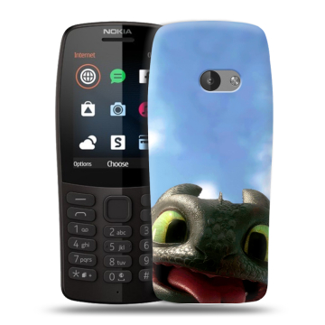Силиконовый чехол на Nokia 210 с принтом Как приручить дракона Силиконовый чехол на Nokia 210 с принтом Как приручить дракона
