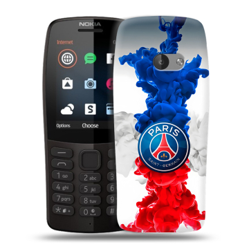 Силиконовый чехол на Nokia 210 с принтом PSG ПСЖ