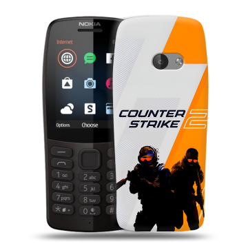 Силиконовый чехол на Nokia 210 с принтом Counter Strike Силиконовый чехол на Nokia 210 с принтом Counter Strike