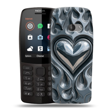 Силиконовый чехол на Nokia 210 с принтом Y2K Силиконовый чехол на Nokia 210 с принтом Y2K