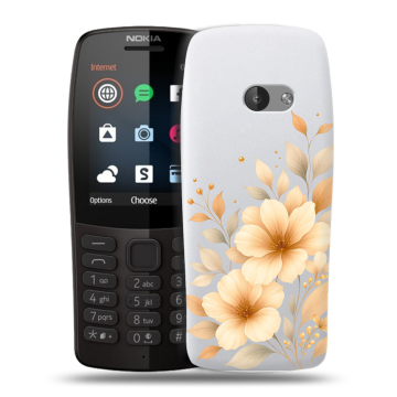 Силиконовый чехол на Nokia 210 с принтом для девушки