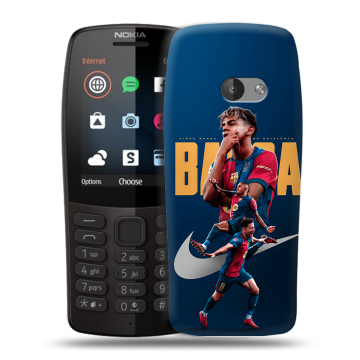Силиконовый чехол на Nokia 210 с принтом Барселона Barca Yamal Силиконовый чехол на Nokia 210 с принтом Барселона Barca Yamal