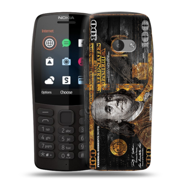 Силиконовый чехол на Nokia 210 с принтом Доллар деньги Силиконовый чехол на Nokia 210 с принтом Доллар деньги