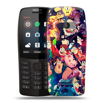 Силиконовый чехол на Nokia 210 с принтом Gravity Falls Гравити Фолз Силиконовый чехол на Nokia 210 с принтом Gravity Falls Гравити Фолз