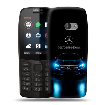 Силиконовый чехол на Nokia 210 с принтом Mercedes Мерседес Силиконовый чехол на Nokia 210 с принтом Mercedes Мерседес