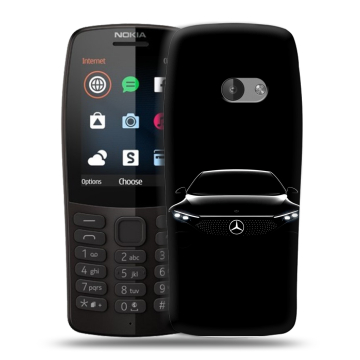 Силиконовый чехол на Nokia 210 с принтом Mercedes Мерседес Силиконовый чехол на Nokia 210 с принтом Mercedes Мерседес