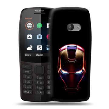 Силиконовый чехол на Nokia 210 с принтом IronMan Железный человек Силиконовый чехол на Nokia 210 с принтом IronMan Железный человек