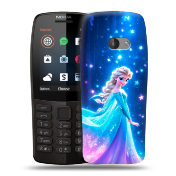 Силиконовый чехол на Nokia 210 с принтом Холодное сердце Frozen Силиконовый чехол на Nokia 210 с принтом Холодное сердце Frozen