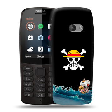 Силиконовый чехол на Nokia 210 с принтом One Piece Ван Пис Силиконовый чехол на Nokia 210 с принтом One Piece Ван Пис