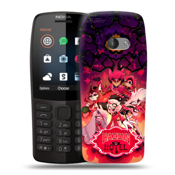 Силиконовый чехол на Nokia 210 с принтом Hazbin Hotel Отель Хазбин Силиконовый чехол на Nokia 210 с принтом Hazbin Hotel Отель Хазбин