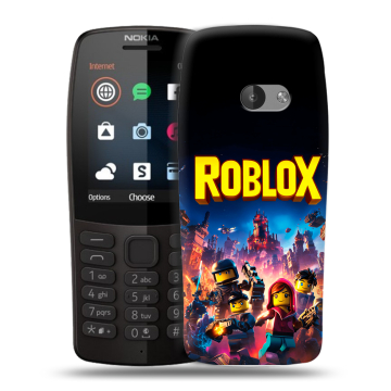 Силиконовый чехол на Nokia 210 с принтом Roblox Роблокс Силиконовый чехол на Nokia 210 с принтом Roblox Роблокс