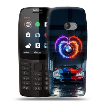 Силиконовый чехол на Nokia 210 с принтом BMW БМВ Силиконовый чехол на Nokia 210 с принтом BMW БМВ