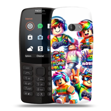 Силиконовый чехол на Nokia 210 с принтом Roblox Роблокс Силиконовый чехол на Nokia 210 с принтом Roblox Роблокс