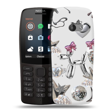 Силиконовый чехол на Nokia 210 с принтом Y2K Силиконовый чехол на Nokia 210 с принтом Y2K