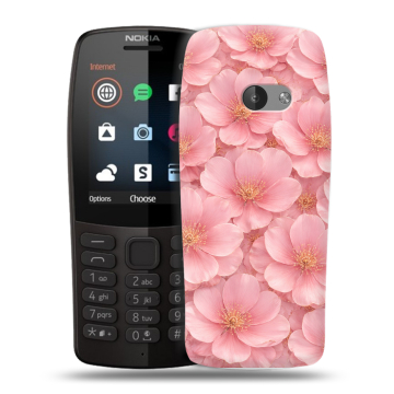 Силиконовый чехол на Nokia 210 с принтом женский
