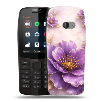 Силиконовый чехол на Nokia 210 с принтом женский