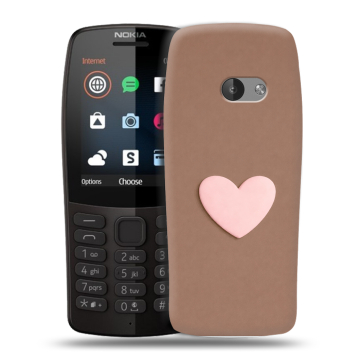 Силиконовый чехол на Nokia 210 с принтом женский