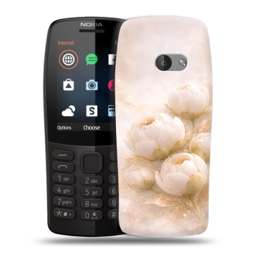 Силиконовый чехол на Nokia 210 с принтом женский