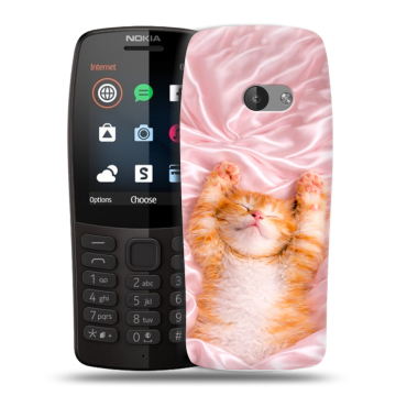 Силиконовый чехол на Nokia 210 с принтом женский