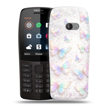 Силиконовый чехол на Nokia 210 с принтом женский