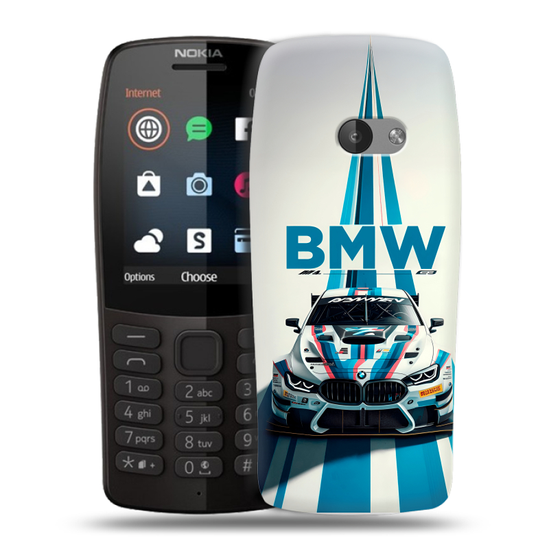 Силиконовый чехол на Nokia 210 с принтом БМВ BMW Силиконовый чехол на Nokia 210 с принтом БМВ BMW