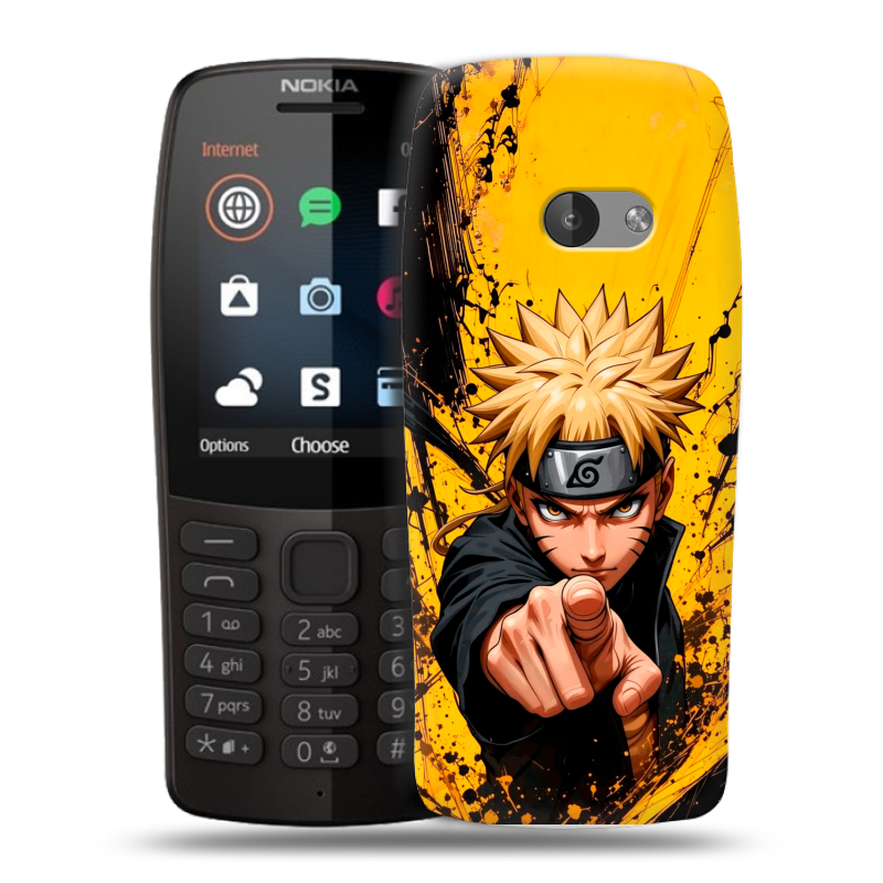 Силиконовый чехол на Nokia 210 с принтом Naruto Наруто Силиконовый чехол на Nokia 210 с принтом Naruto Наруто