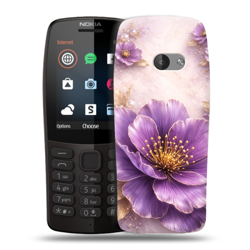 Силиконовый чехол на Nokia 210 с принтом женский Силиконовый чехол на Nokia 210 с принтом женский