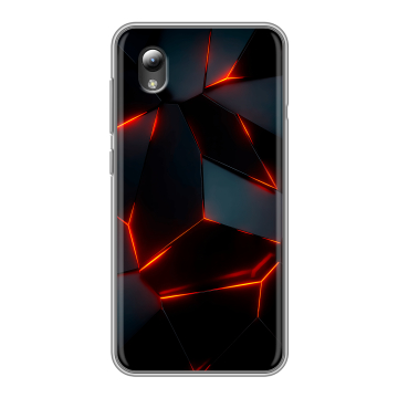 Силиконовый чехол на ZTE Blade A3 (2019) с принтом Яркие абстракции Силиконовый чехол на ZTE Blade A3 (2019) с принтом Яркие абстракции