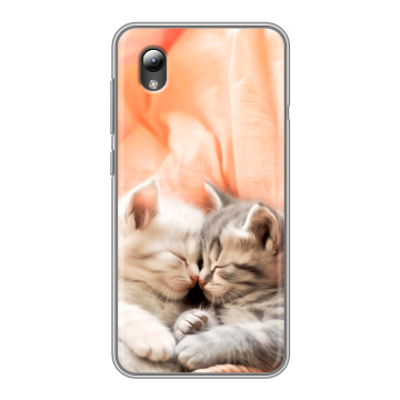 Силиконовый чехол на ZTE Blade A3 (2019) с принтом Котята