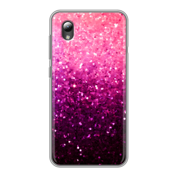 Силиконовый чехол на ZTE Blade A3 (2019) с принтом Блестки