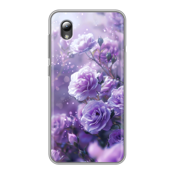 Силиконовый чехол на ZTE Blade A3 (2019) с принтом Розы цветы