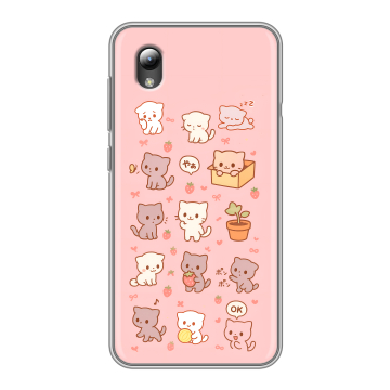Силиконовый чехол на ZTE Blade A3 (2019) с принтом Hello Kitty Хелоу Кити