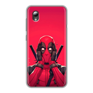 Силиконовый чехол на ZTE Blade A3 (2019) с принтом Дедпул Deadpool