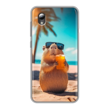 Силиконовый чехол на ZTE Blade A3 (2019) с принтом Капибара Силиконовый чехол на ZTE Blade A3 (2019) с принтом Капибара