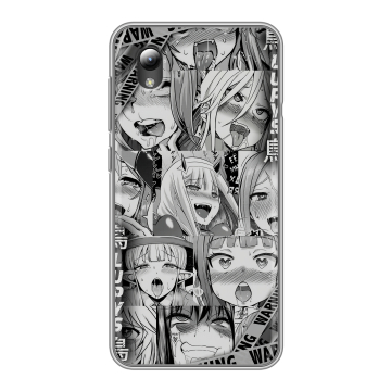 Силиконовый чехол на ZTE Blade A3 (2019) с принтом Ahegao Ахегао Аниме