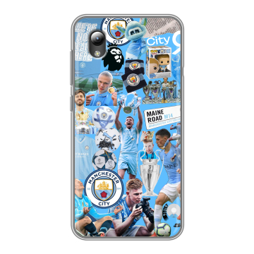 Силиконовый чехол на ZTE Blade A3 (2019) с принтом Man City Манчестер Сити