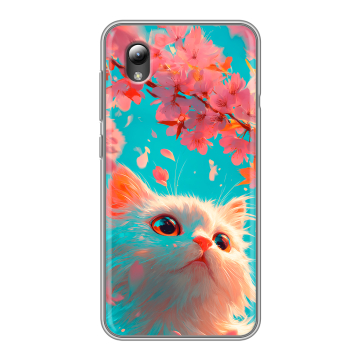 Силиконовый чехол на ZTE Blade A3 (2019) с принтом Красивый кот